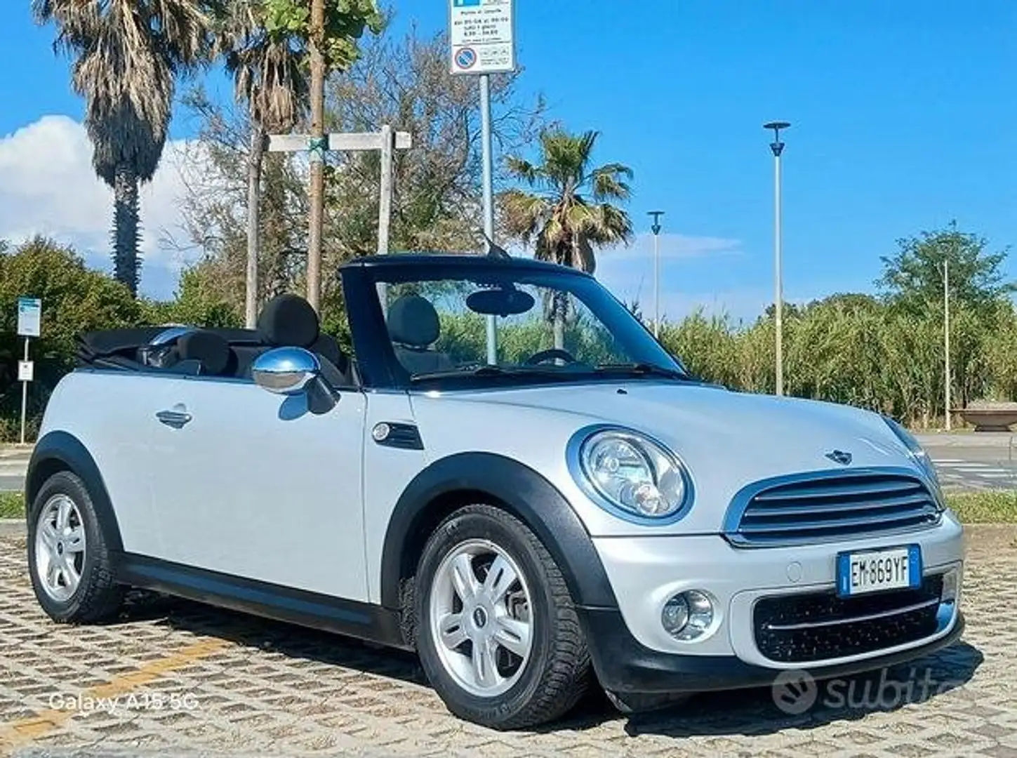 MINI Cooper D Cabrio 1.6 OK NEOPATENTATI - PERMUTE Grigio - 2