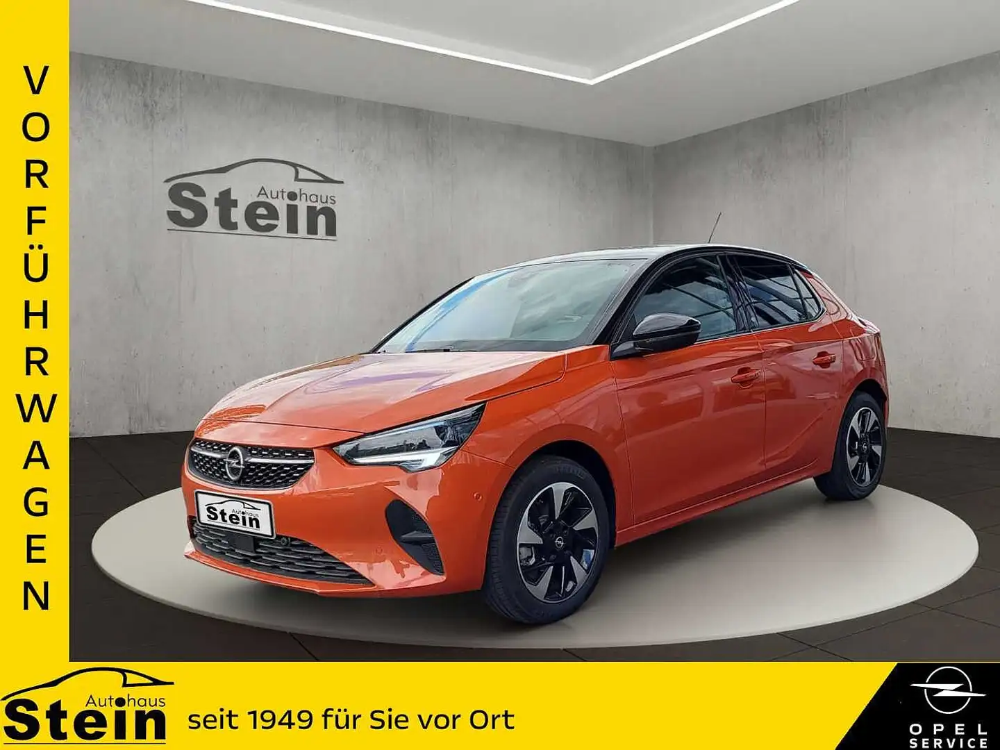 Opel Corsa-e Elegance OBC 3ph., Navi10',WKR,SH,Park&Go+ Oranje - 1