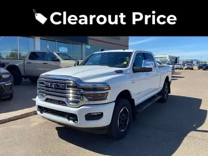 White 2025 RAM 2500 Pickup Truck Four-Wheel Drive 8-Speed Automatic