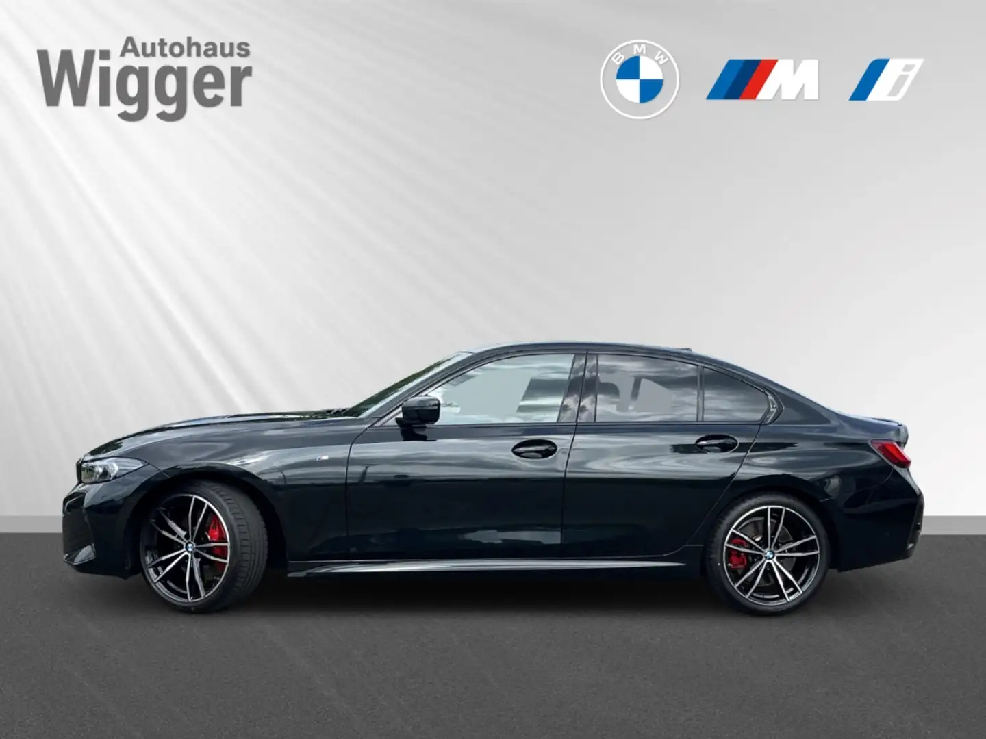 BMW 318 d M Sport Pro Limousine/Navigation/LED/ACC Noir - 2