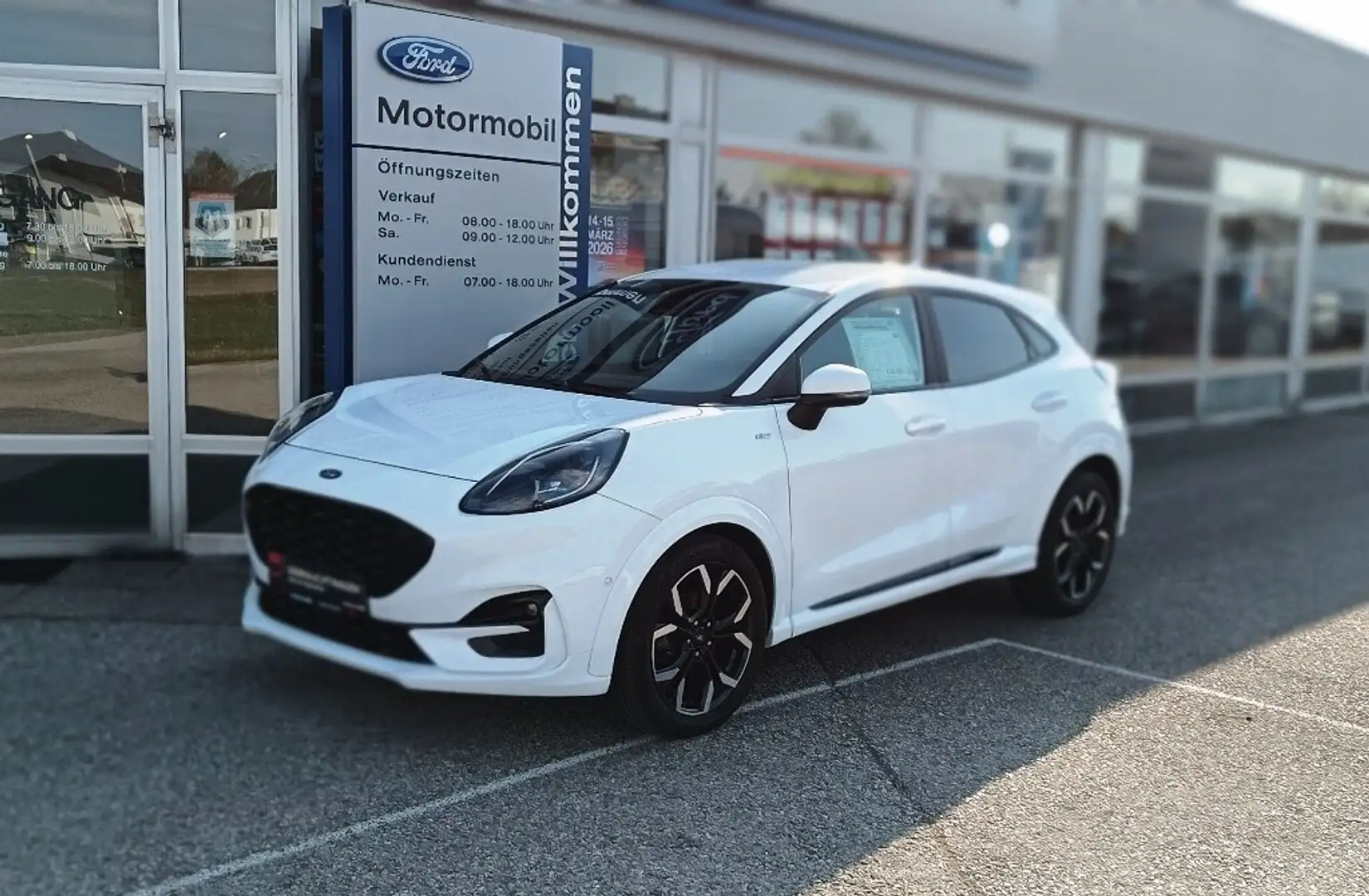 Ford Puma 1,0 EcoBoost Hybrid ST-Line X Weiß - 1
