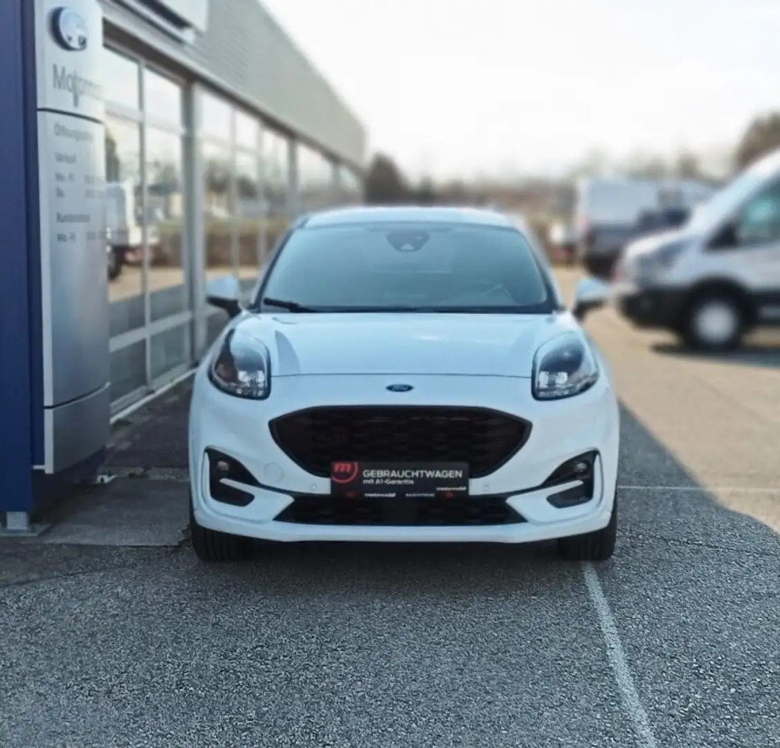 Ford Puma 1,0 EcoBoost Hybrid ST-Line X Weiß - 2