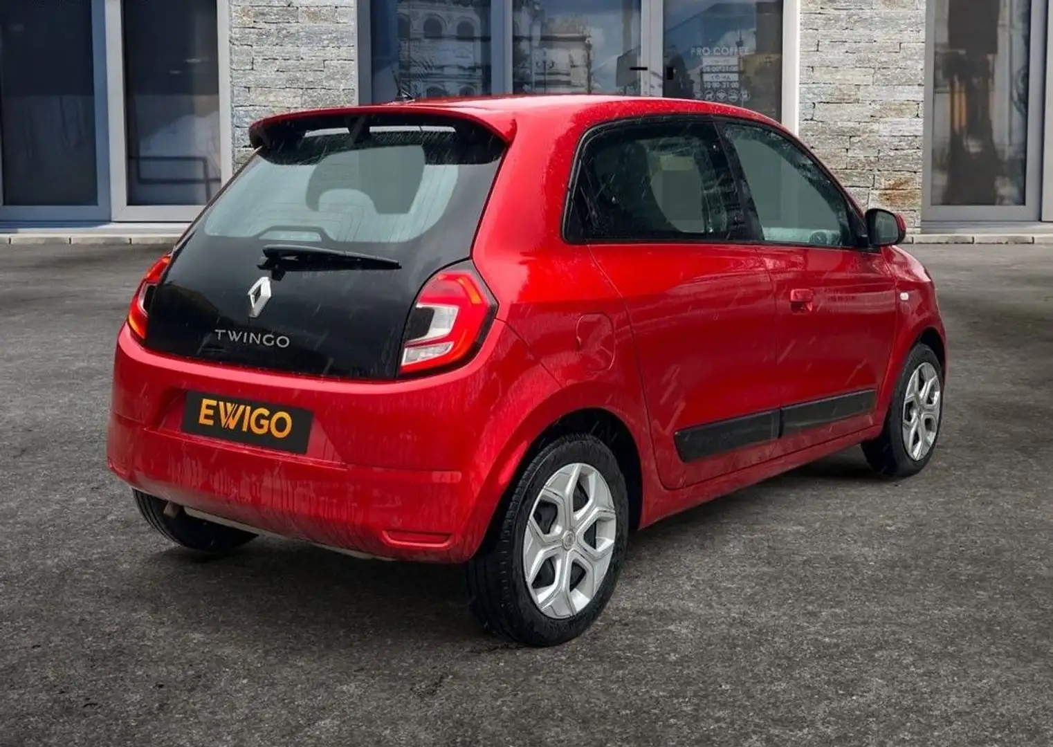 Renault Twingo 1.0 sce 65 zen 2 ème main bluetooth radar de recul Rouge - 2
