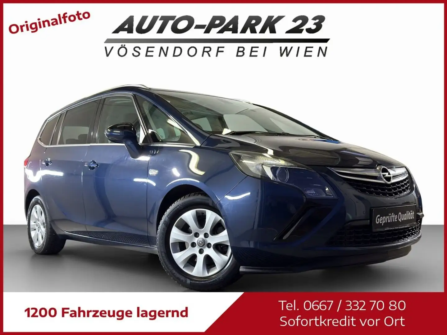 Opel Zafira Tourer 1,4 T*7.SITZER*NEUES-PICKERL3/2027*MOD2013 Blau - 1