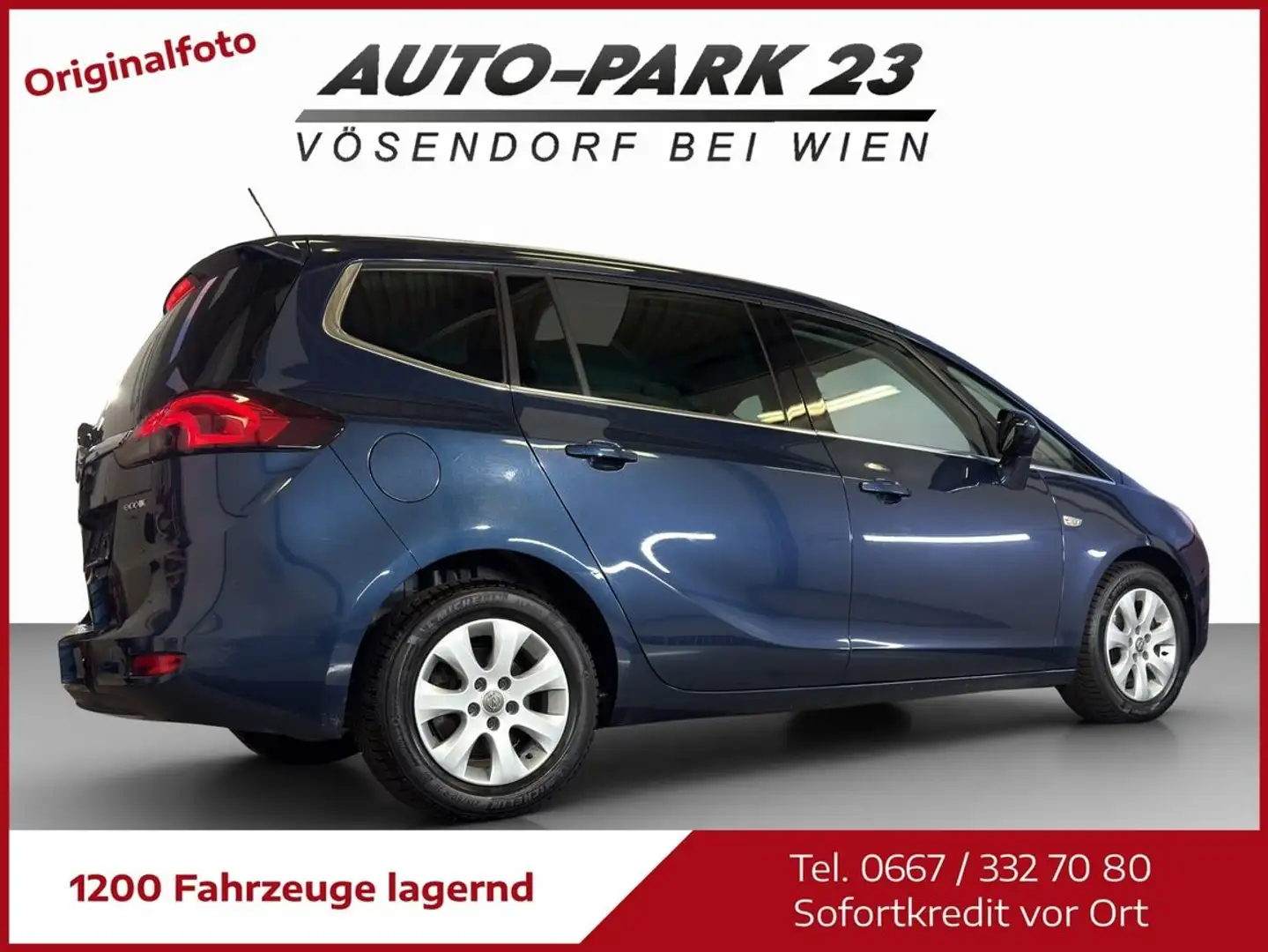 Opel Zafira Tourer 1,4 T*7.SITZER*NEUES-PICKERL3/2027*MOD2013 Blau - 2