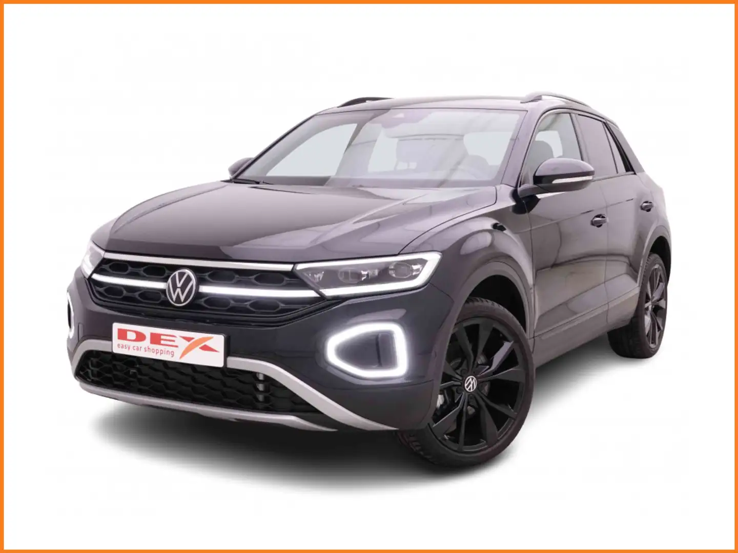 Volkswagen T-Roc 1.5 TSi 150 DSG Style + Black Style + IQ Drive Ass Noir - 1