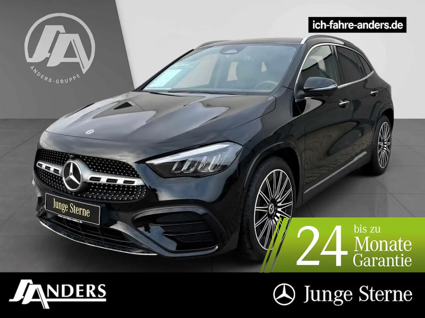 Mercedes-Benz GLA 200 d AMG AdvPlus+Pano+AHK+360°+LED+Key+EASY Schwarz - 1