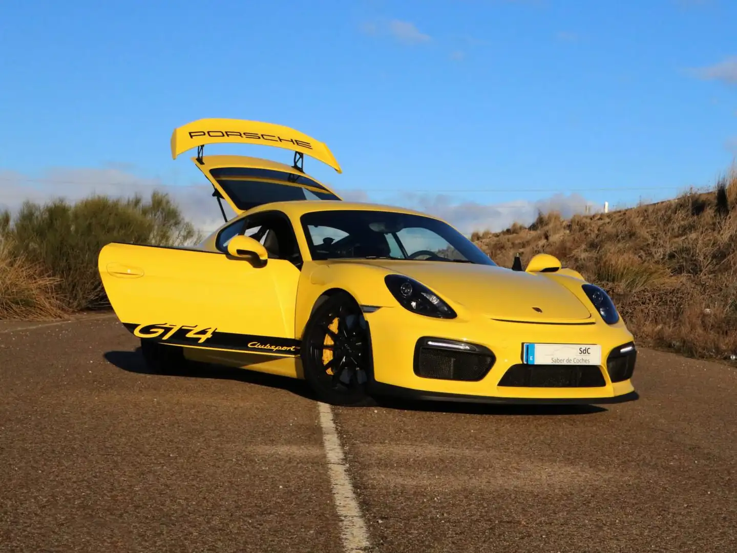 Porsche Cayman Cayman GT4 GT4 Sárga - 2