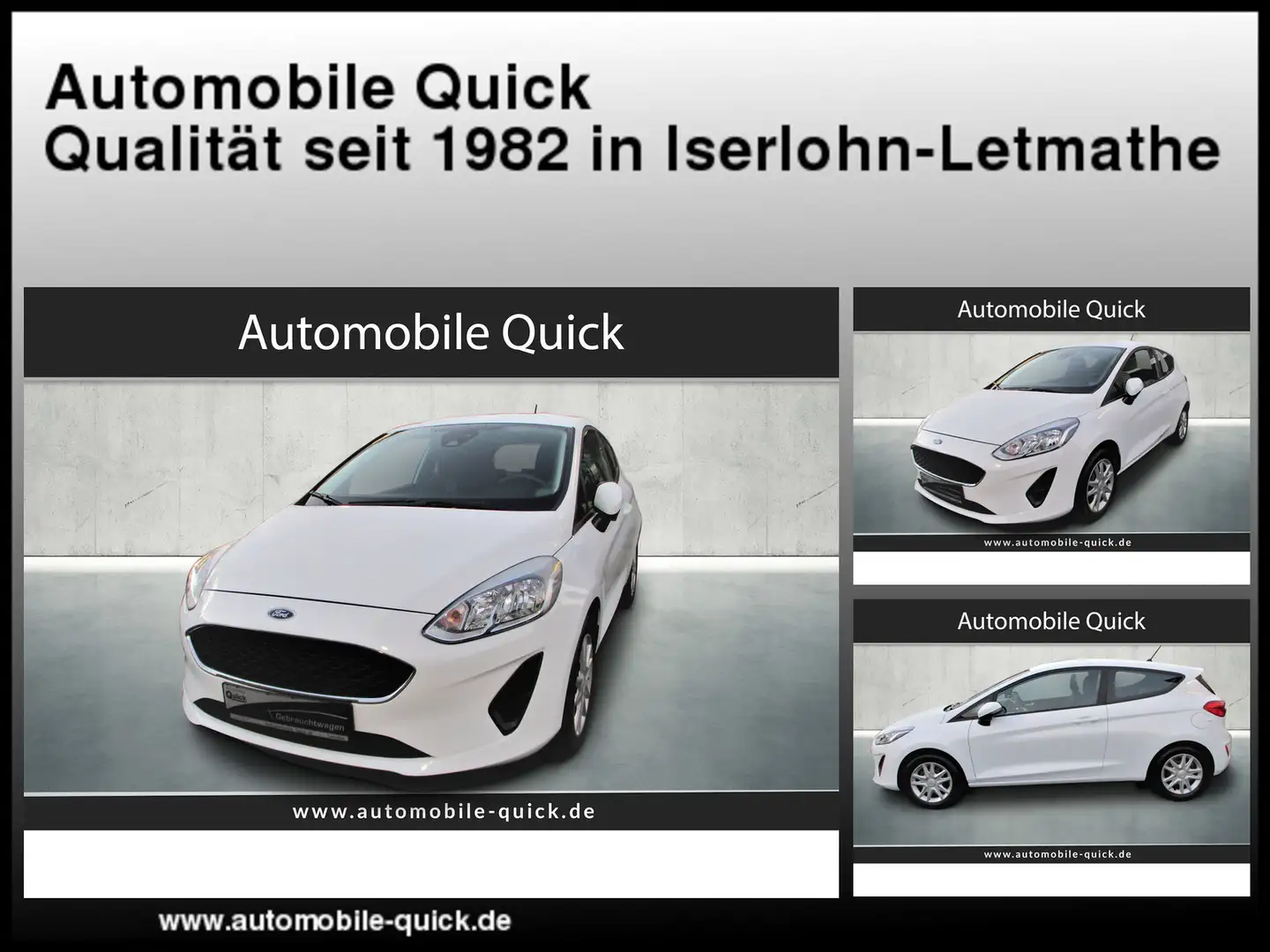 Ford Fiesta 1.1 Cool & Connect/Klima/PDC/Tempomat Weiß - 1