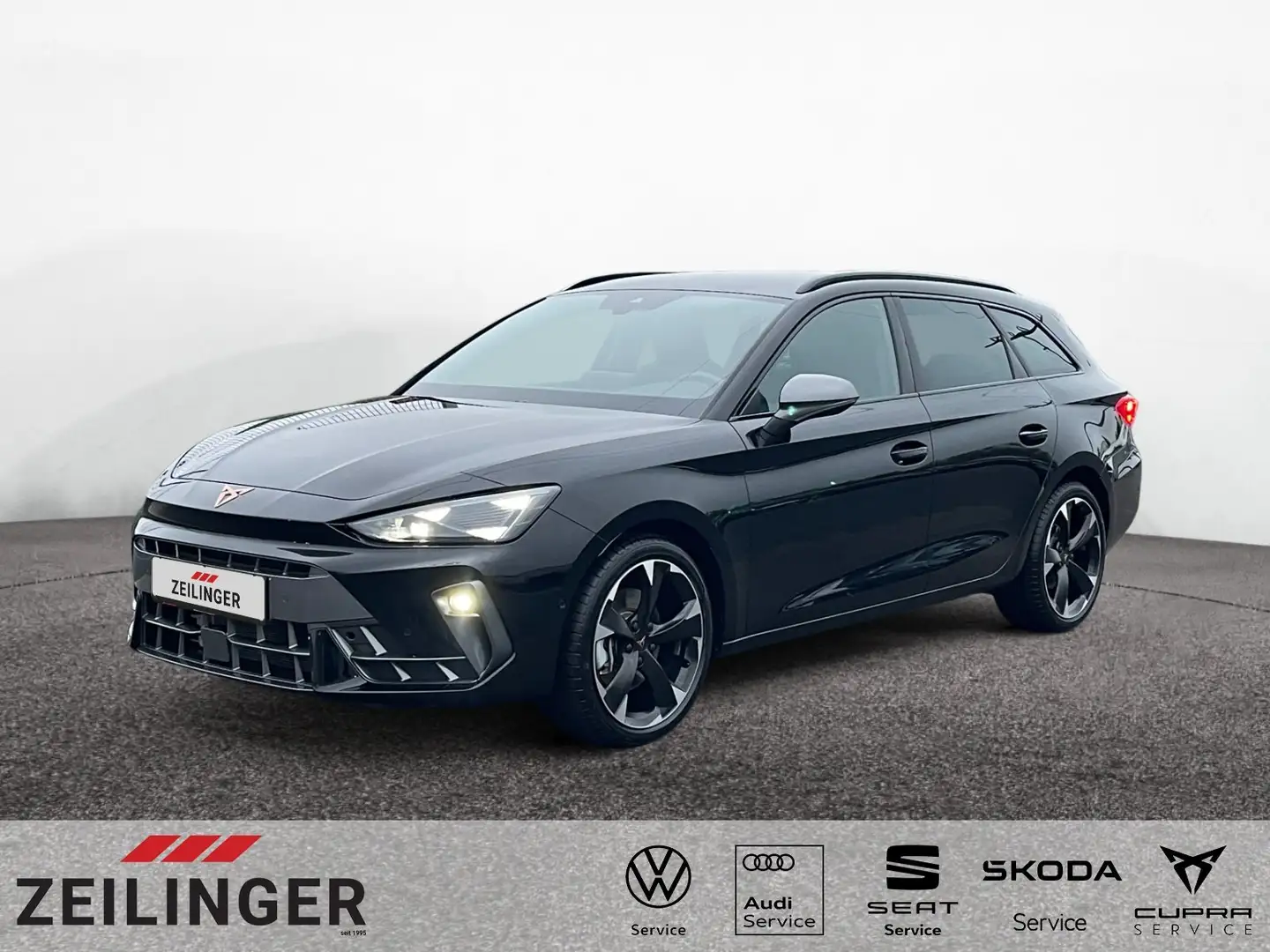 CUPRA Leon ST TDI DSG|5J-GAR|AHK|el.HECK|KAMERA|NAVI Schwarz - 1