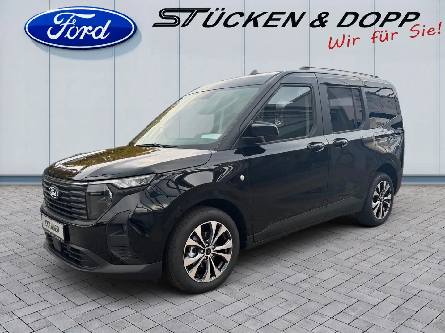 Ford Tourneo Courier Titanium+Kamera+Navi+LED+... Noir - 1