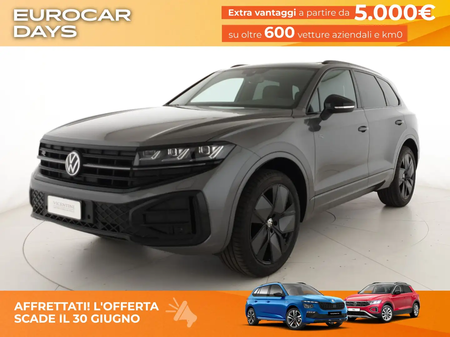Volkswagen Touareg 3.0 v6 tdi scr r-line 231cv auto Grigio - 1