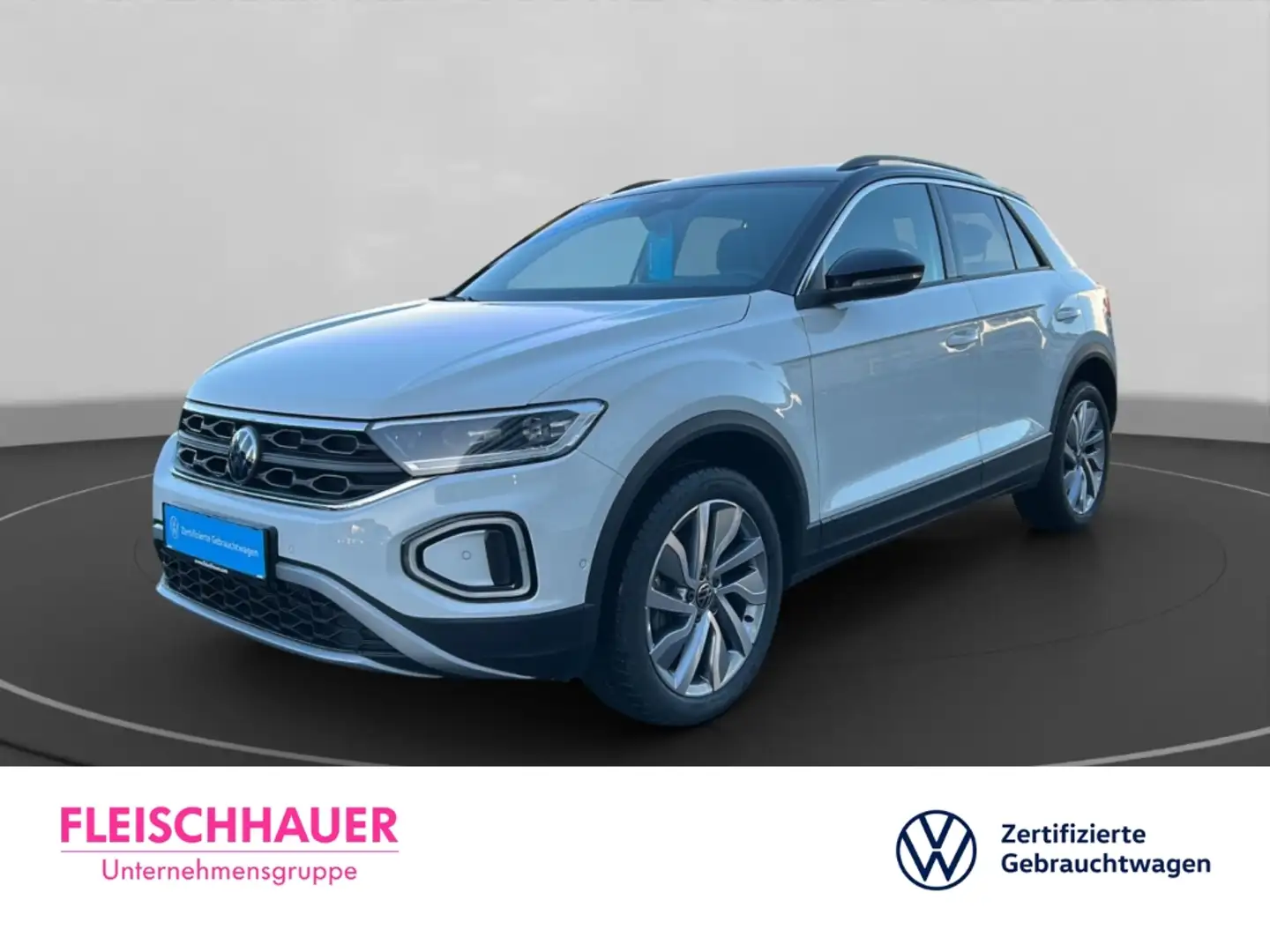 Volkswagen T-Roc Goal 2.0 Life DSG+AHK+SHZ+LED+KAMERA+NAVI Weiß - 1