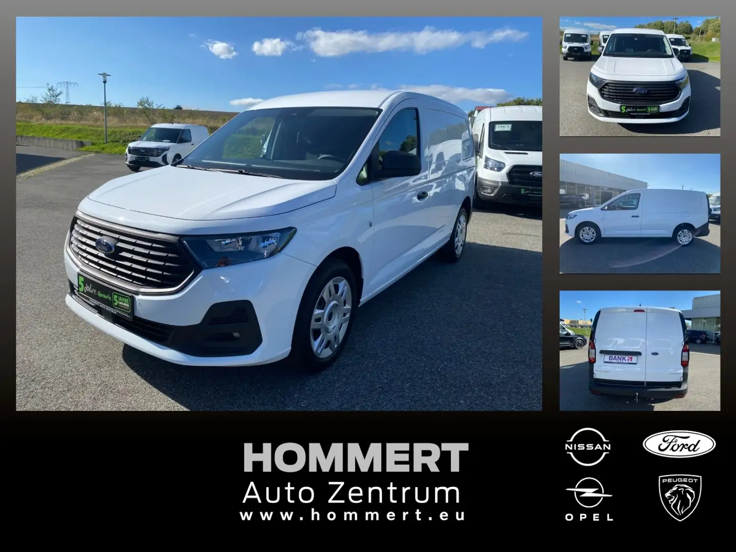 Ford Transit Connect Kasten 2.0 EcoBlue L2 AHK Blanco - 1