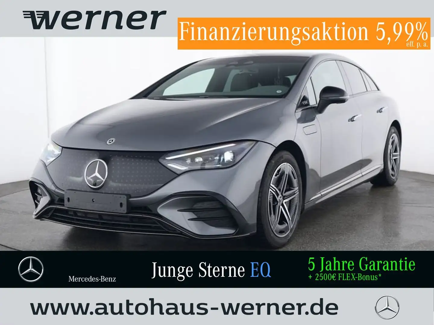 Mercedes-Benz EQE 500 4M AMG-PREM NIGHT HYPER AHK PANOR WINTER Grau - 1