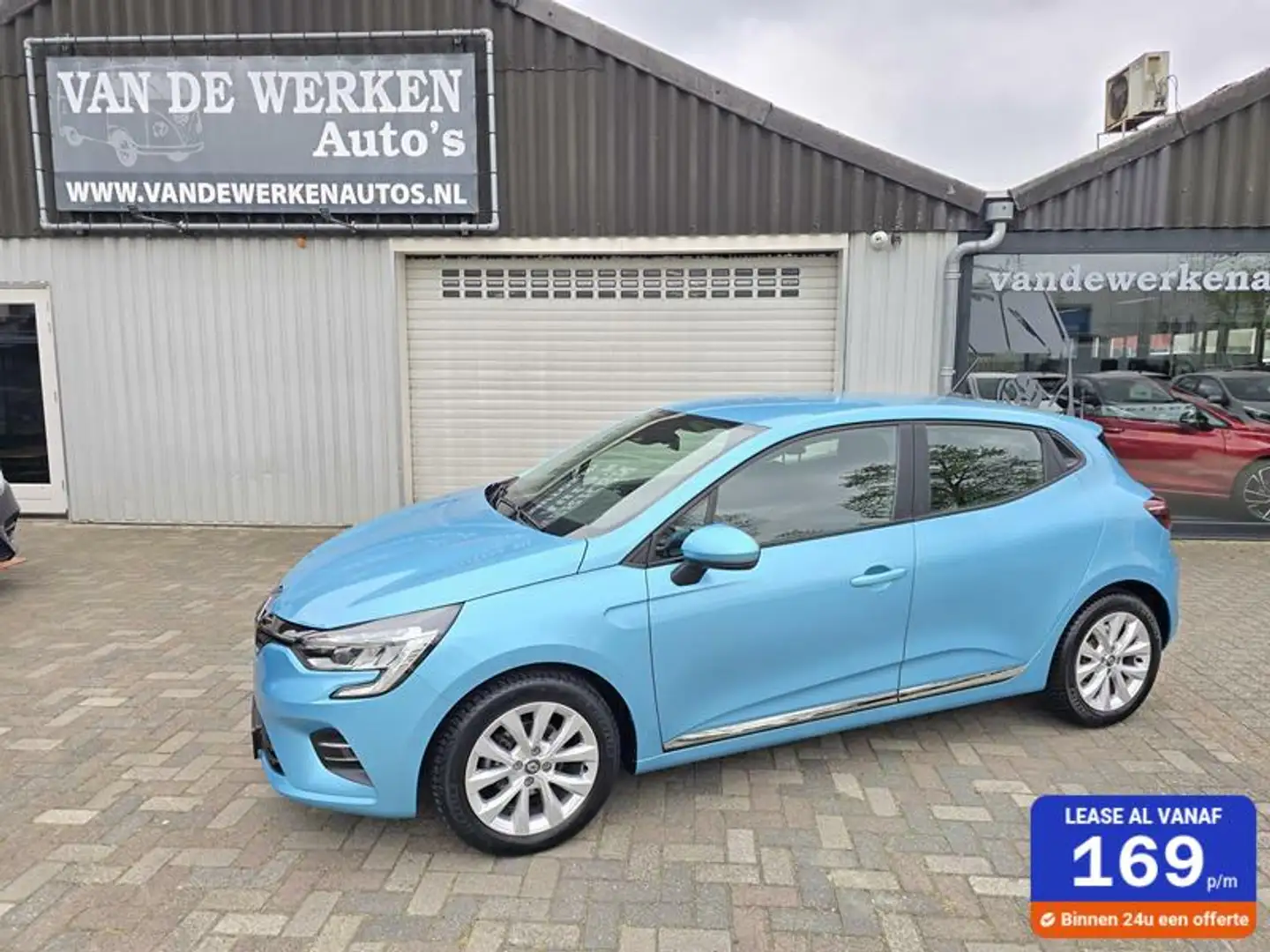 Renault Clio 1.0 TCe Zen Intens Airco|Cruise|LED|Navi|Carplay|N Blauw - 1
