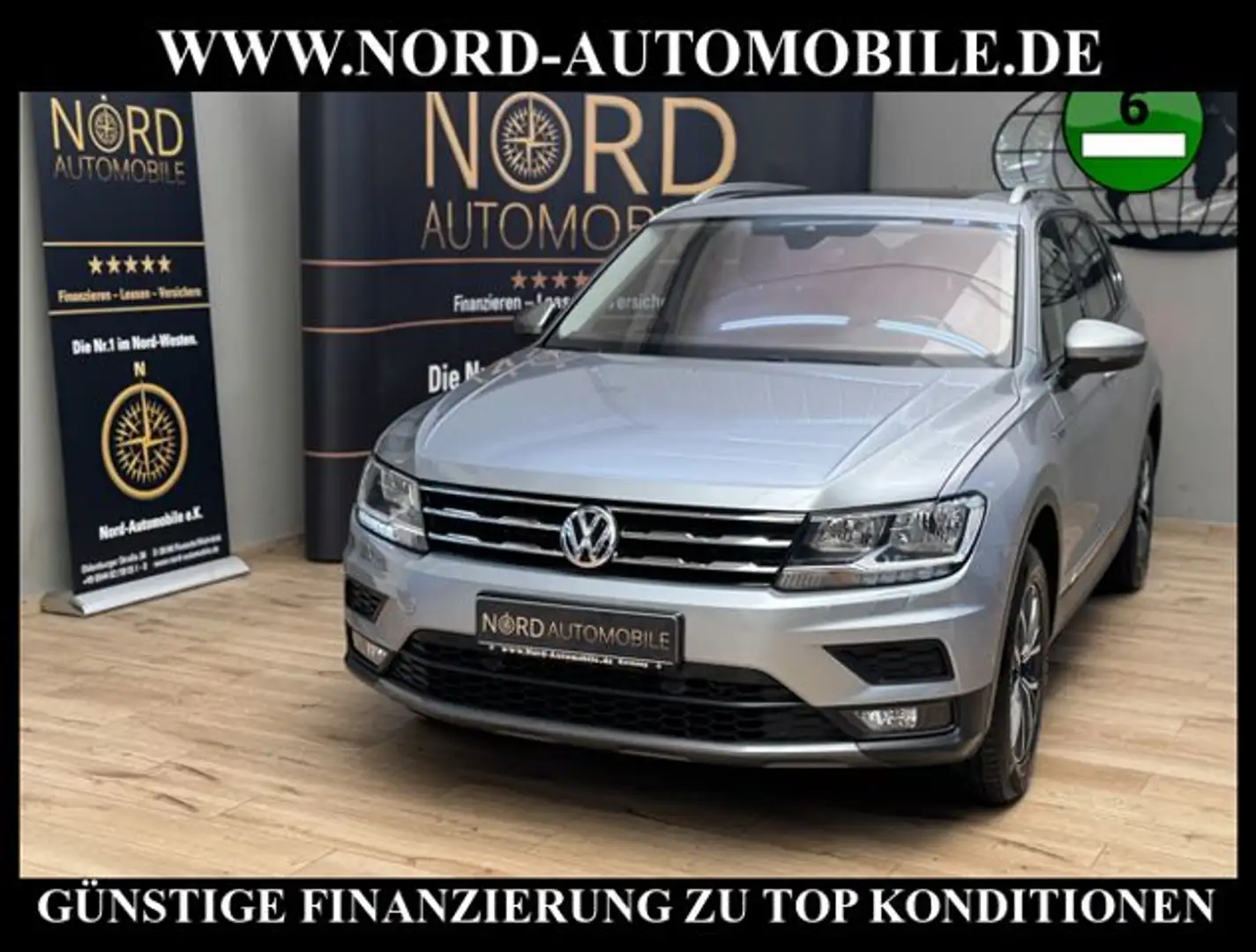 Volkswagen Tiguan Allspace Comfortline 2.0 TDI DSG*AHK*PANO Сірий - 1