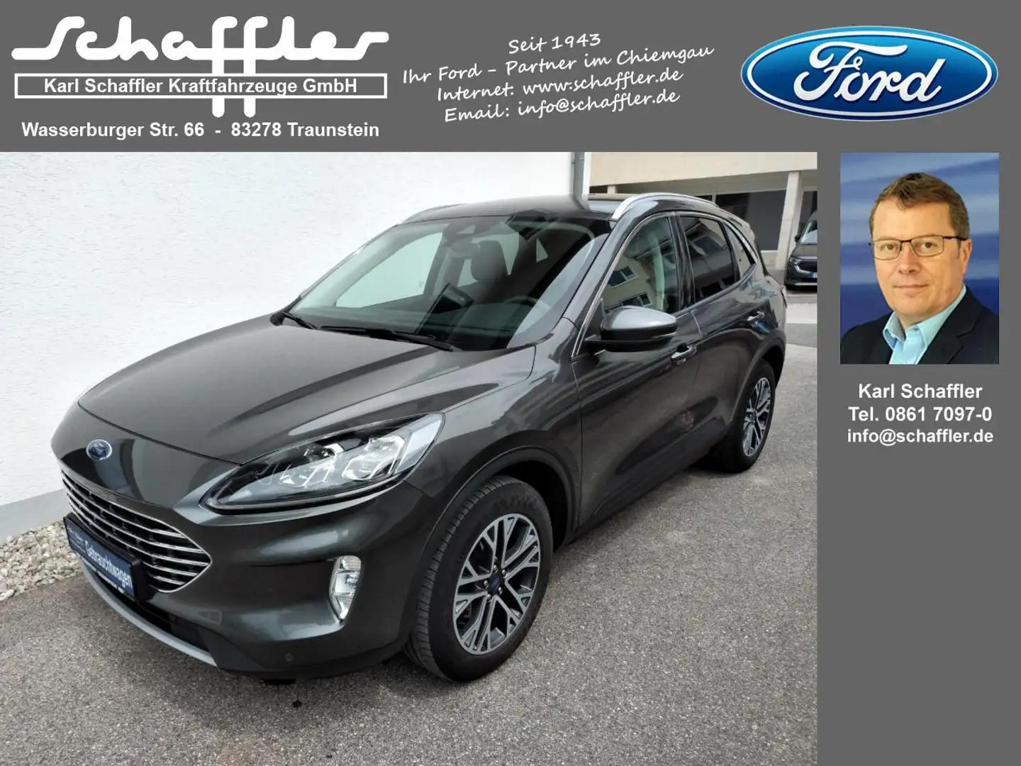 Ford Kuga Titanium X Gris - 1