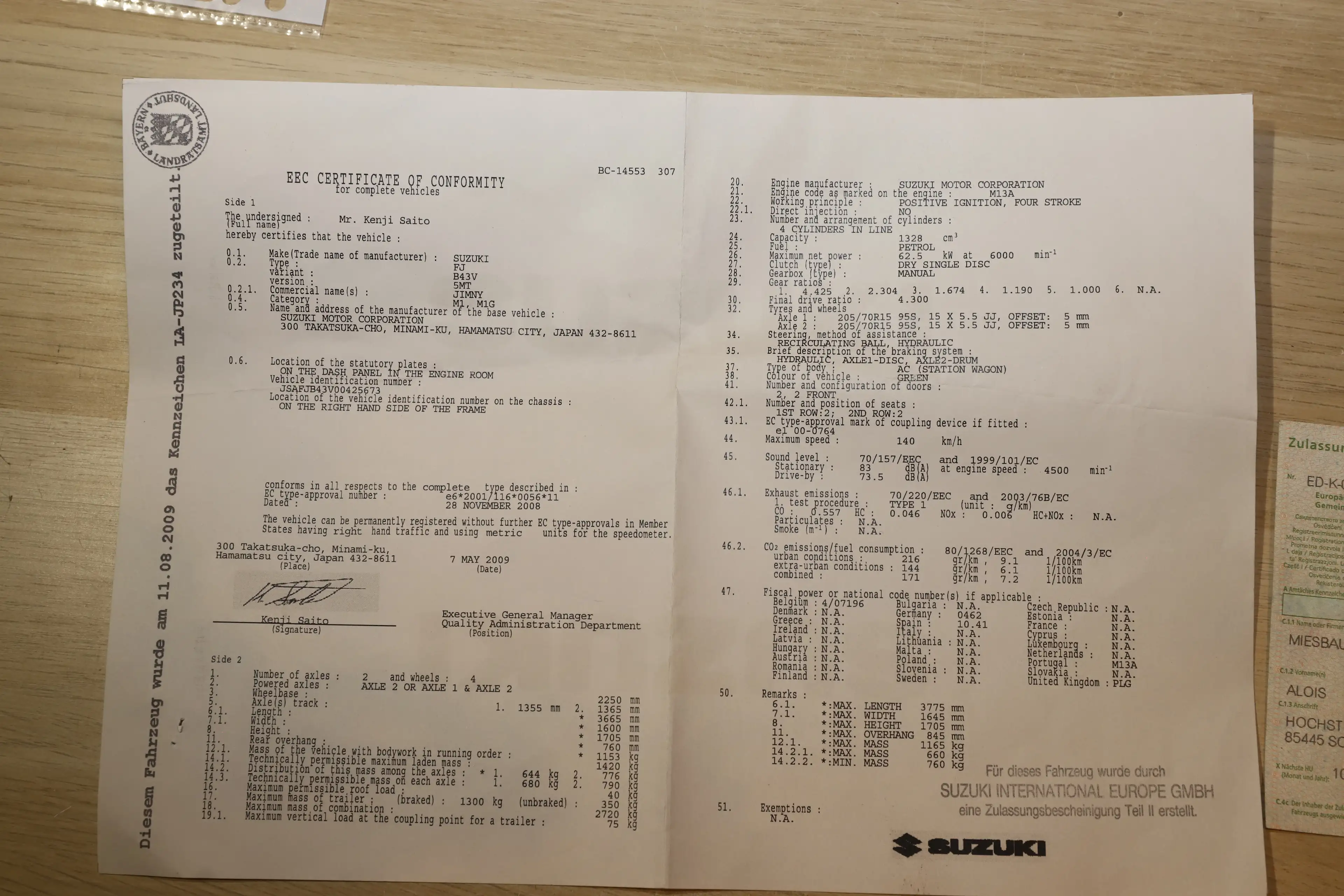 Suzuki Jimny Ranger, 2. Hand, Kein Rost — photo 9