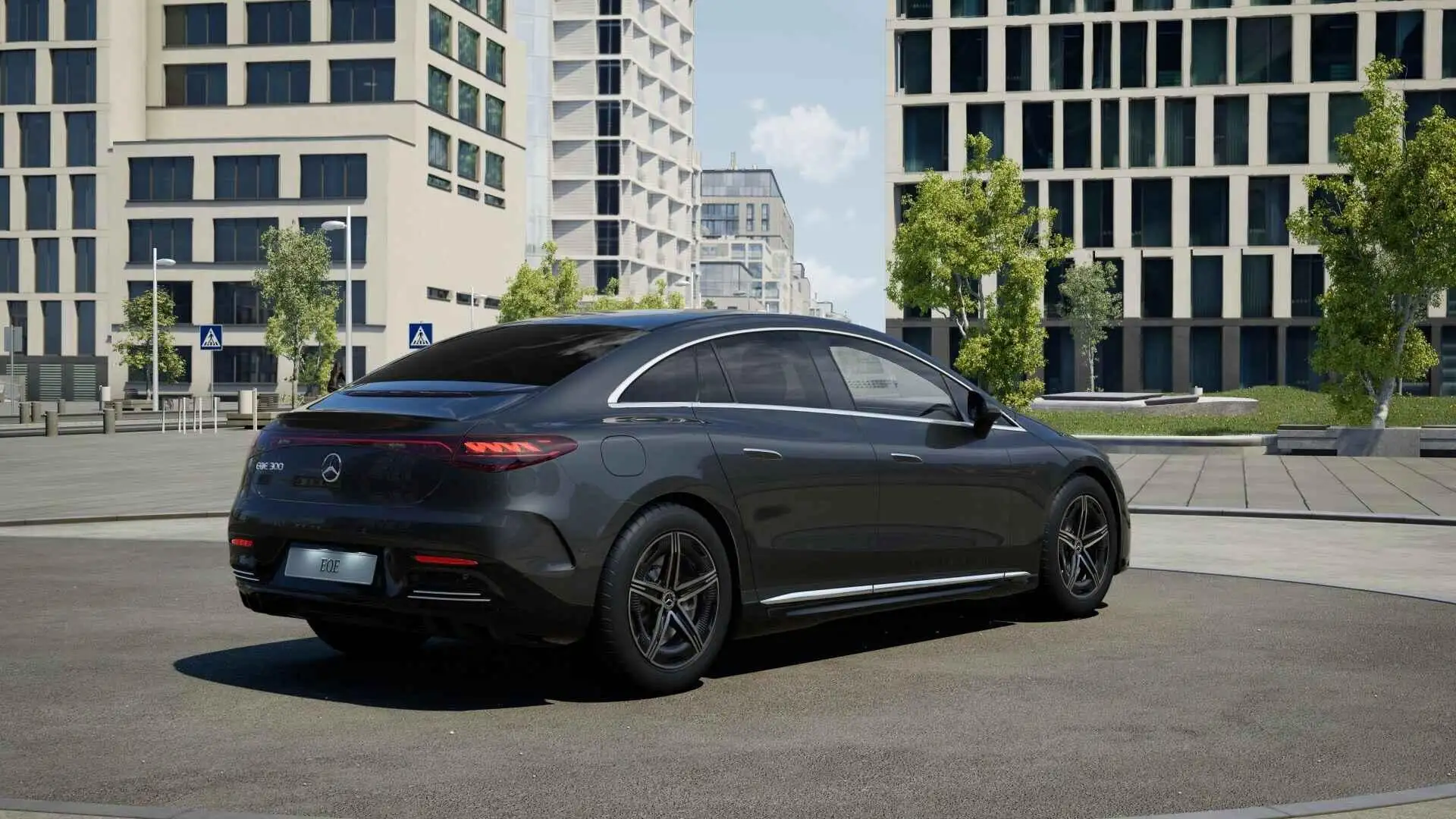 Mercedes-Benz EQE 300 AMG Line 89 kWh | Draadloos laden telefonie | Appl Grau - 2