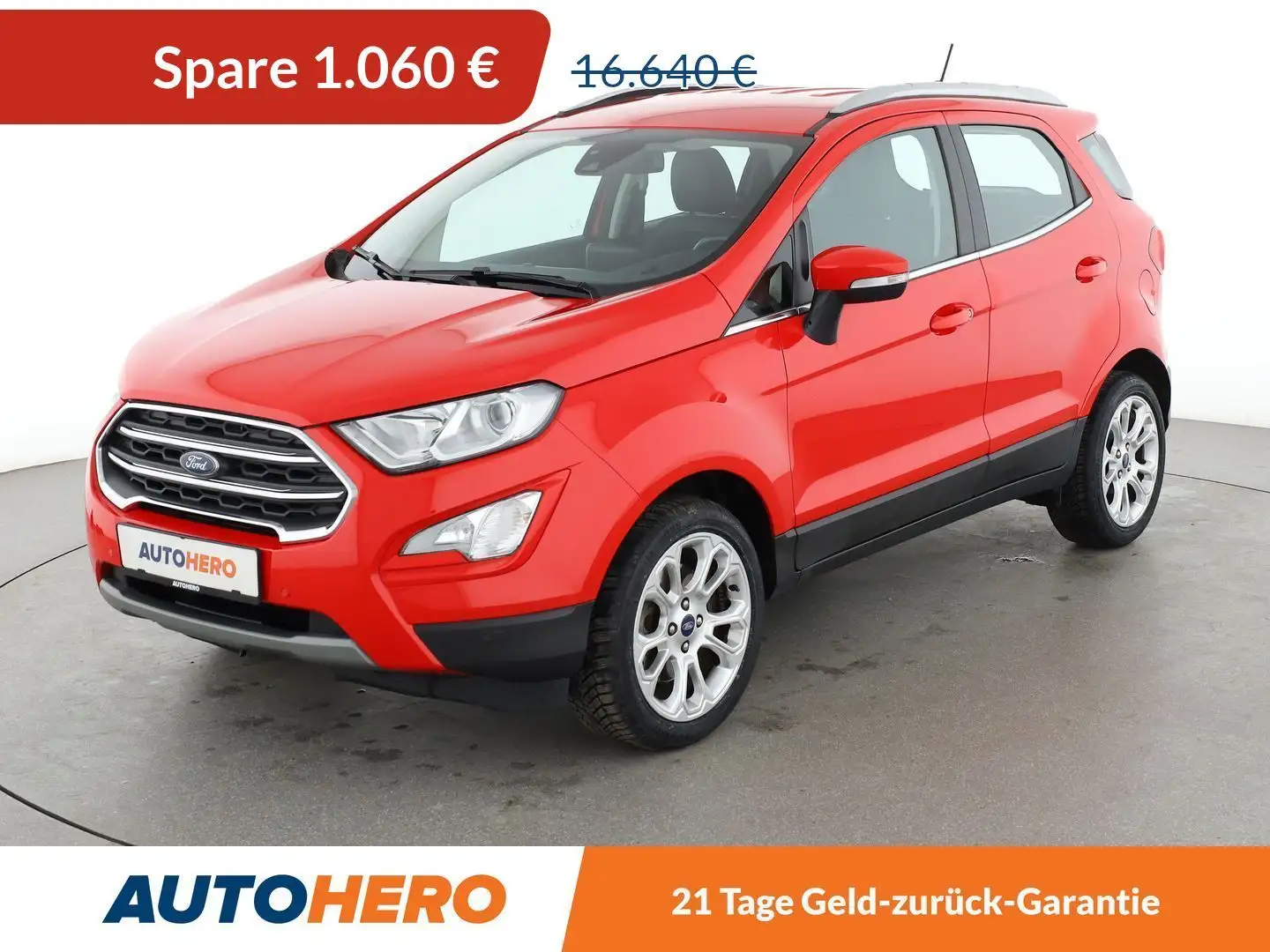 Ford EcoSport 1.0 EcoBoost Titanium *TEMPO*PDC*SHZ*KLIMA* Rot - 1