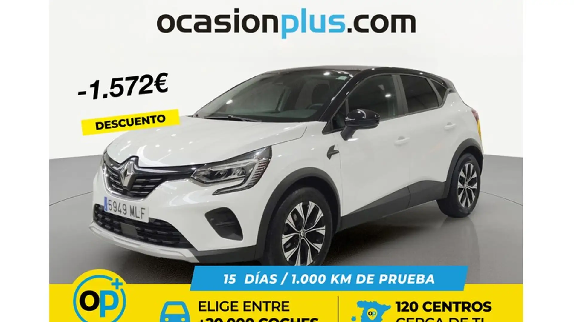 Renault Captur TCe Evolution 67kW Weiß - 1