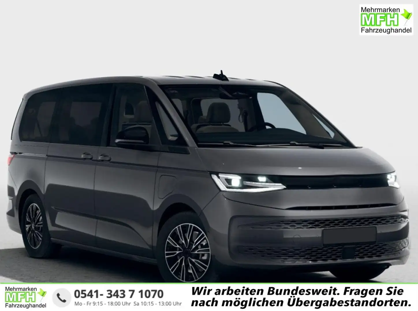 Volkswagen T7 Multivan Business langer ÜH 1.5 eHybrid PHEV Allrad AHK*... Grau - 1