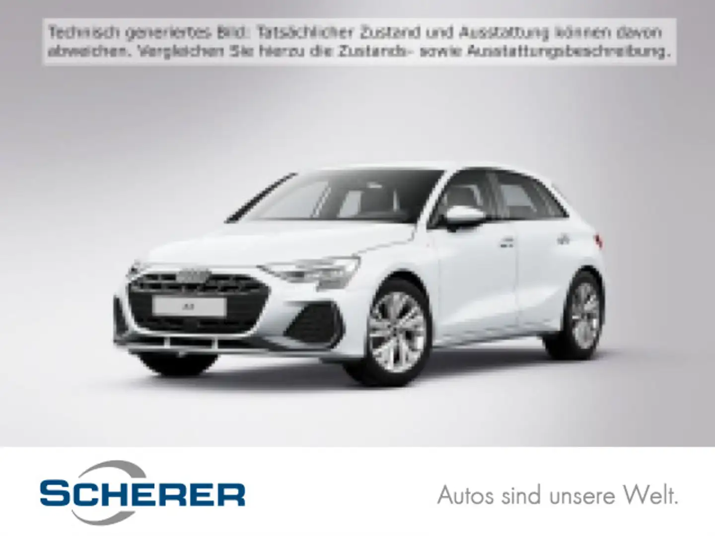Audi A3 35 TFSI S tronic S-Line NAVI/LED/RF Weiß - 1