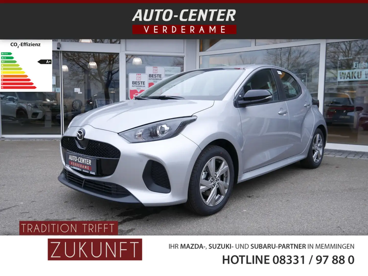 Mazda 2 Hybrid 1.5 VVT-i Exclusive-Line KAMERA ACC Argent - 1