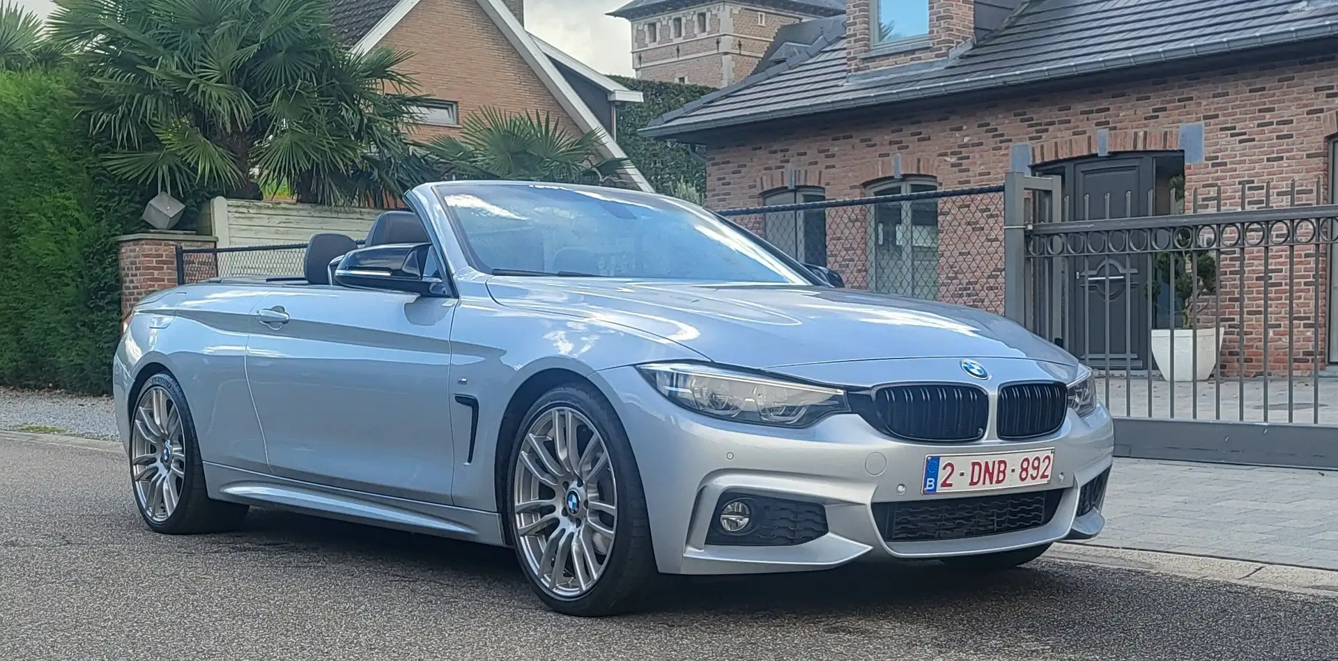 BMW 420 420d Cabrio Aut. M Sport Argent - 2