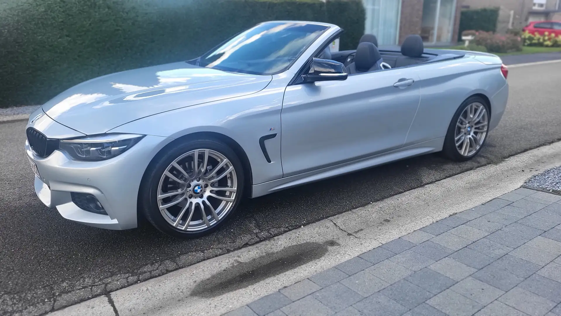 BMW 420 420d Cabrio Aut. M Sport Argent - 1