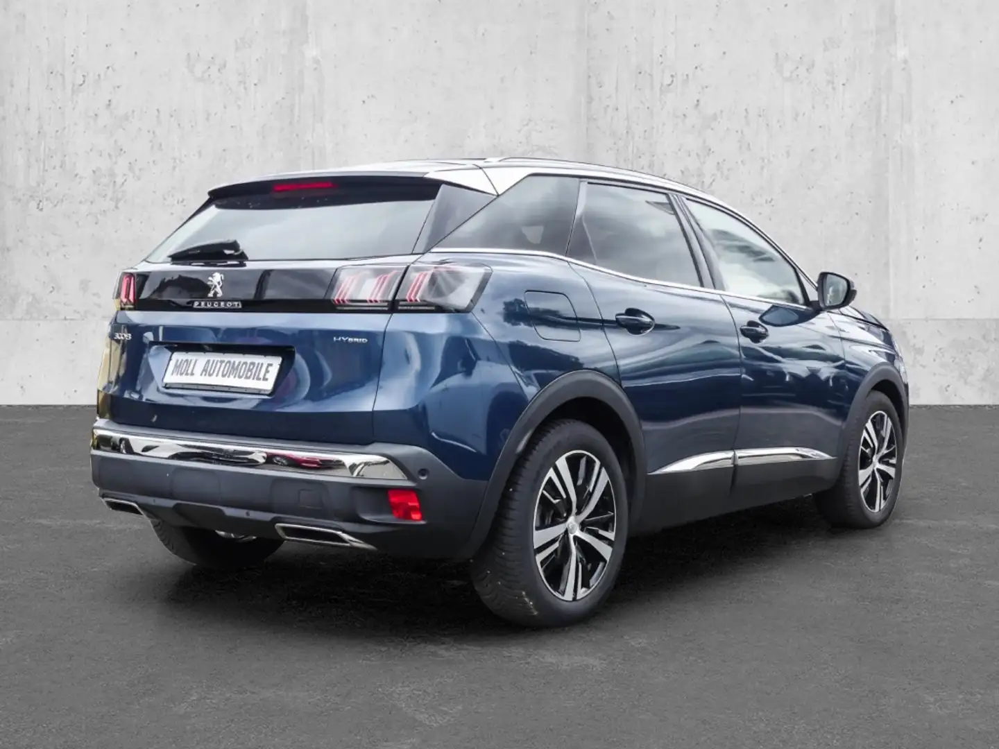 Peugeot 3008 Hybrid 225 GT 1.6 Plug-In EU6d Navi Digitales Cock Blauw - 2