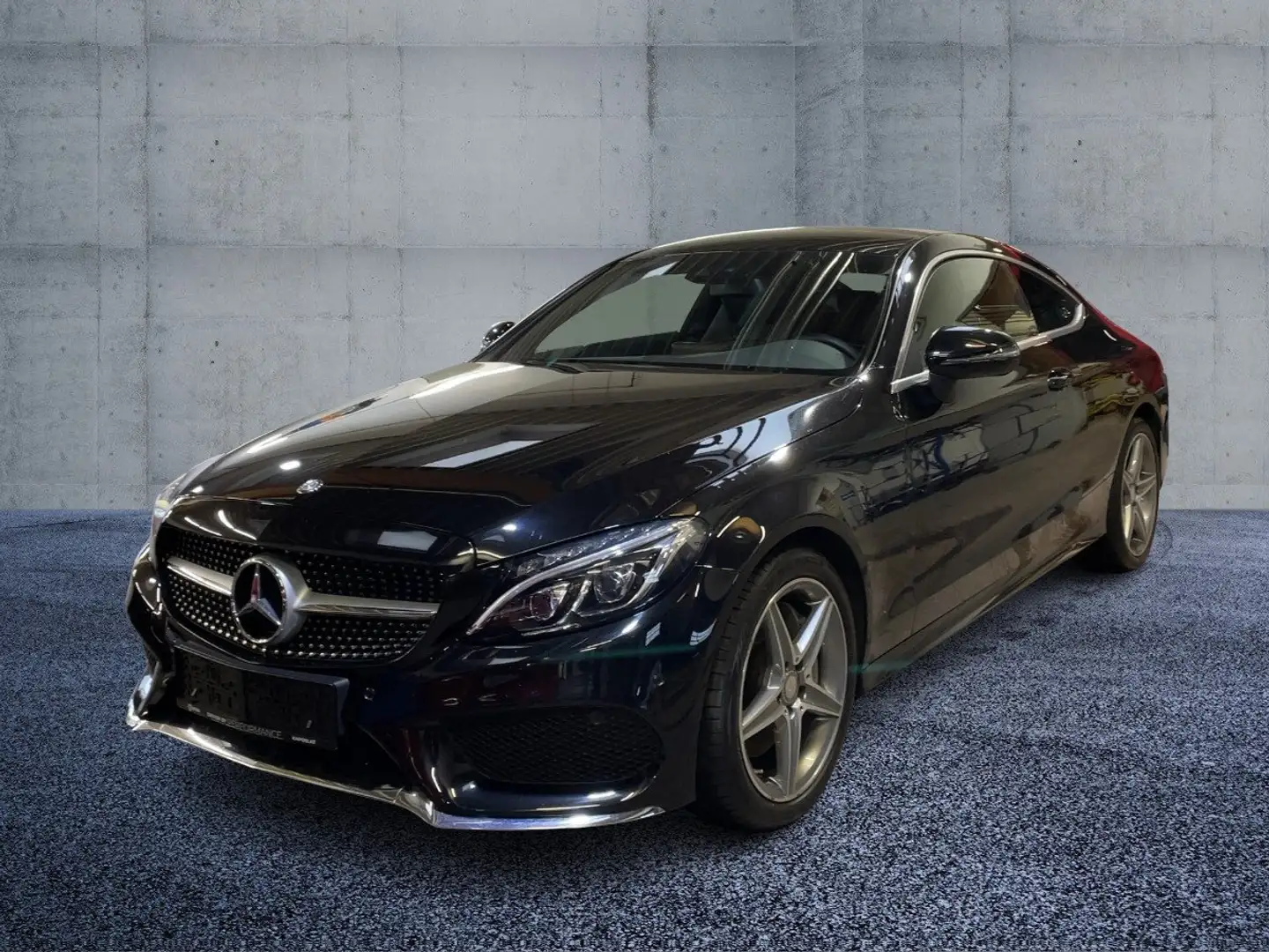 Mercedes-Benz C 250 d Coupé AMG Line SpurW PDC SHZ Ambi Sportp. Schwarz - 2