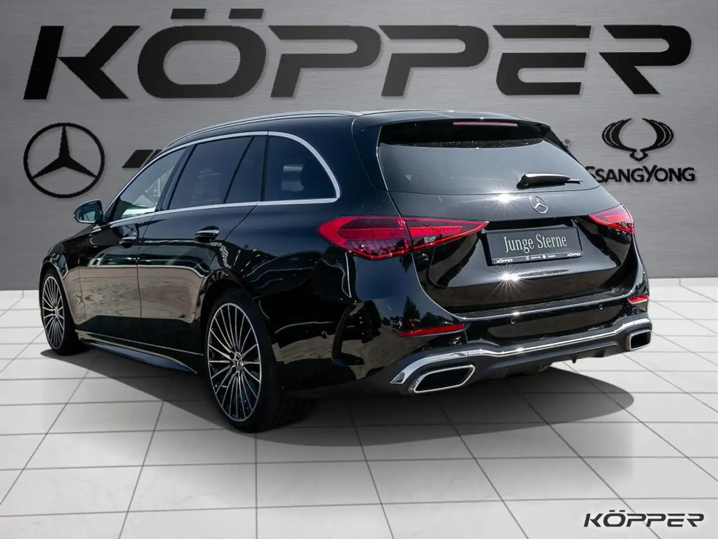 Mercedes-Benz C 300 d T AMG AHK Digi-Light Pano Leder Distro. Noir - 2