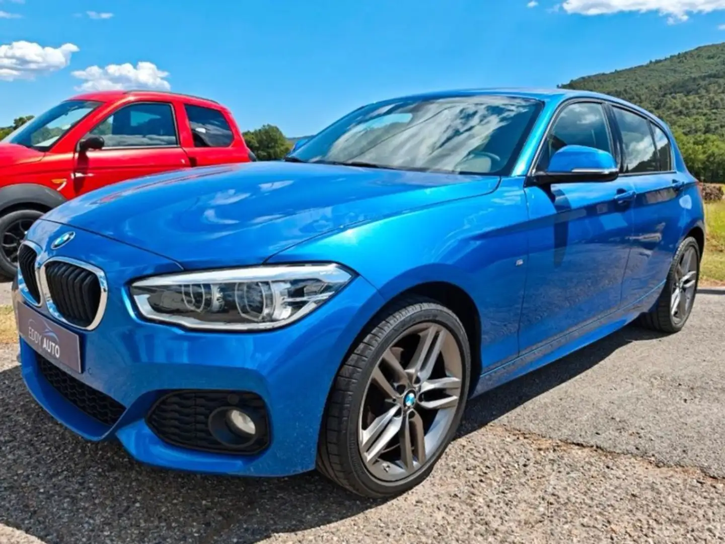 BMW 118 118d 2.0 pack m Bleu - 1