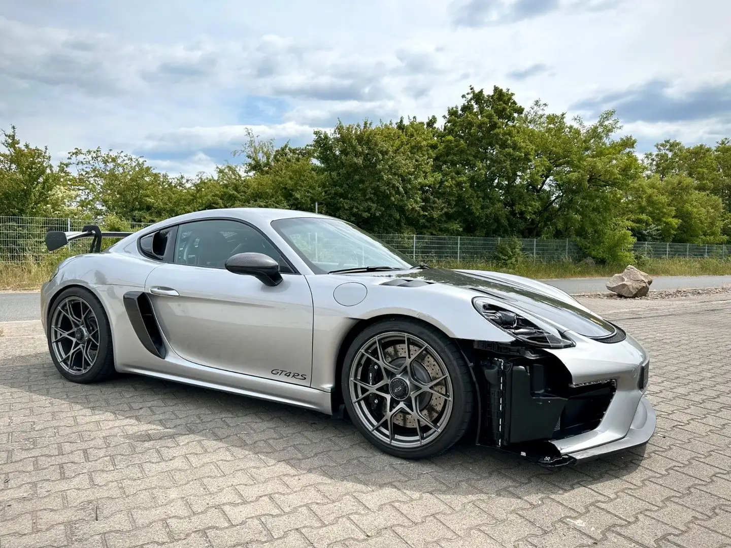 Porsche Cayman 4.0 GT4 RS / Weissachpaket Zilver - 2