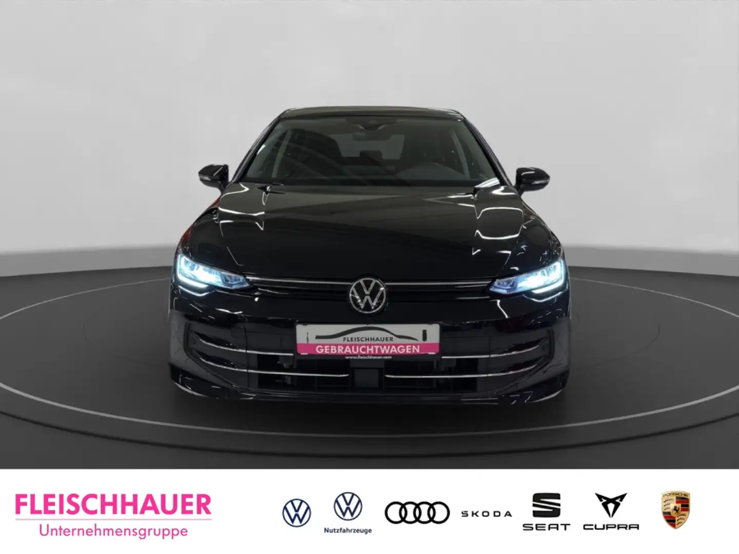 Volkswagen Golf VIII 1.5 TSI Goal LED+ACC+VC+App-connect+LM+SHZ Schwarz - 2
