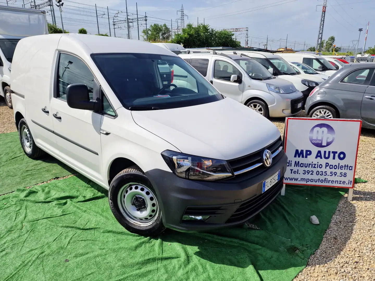 Volkswagen Caddy 2.0 Tdi(KM 115.000-GARAN-IVA INCL Bianco - 2