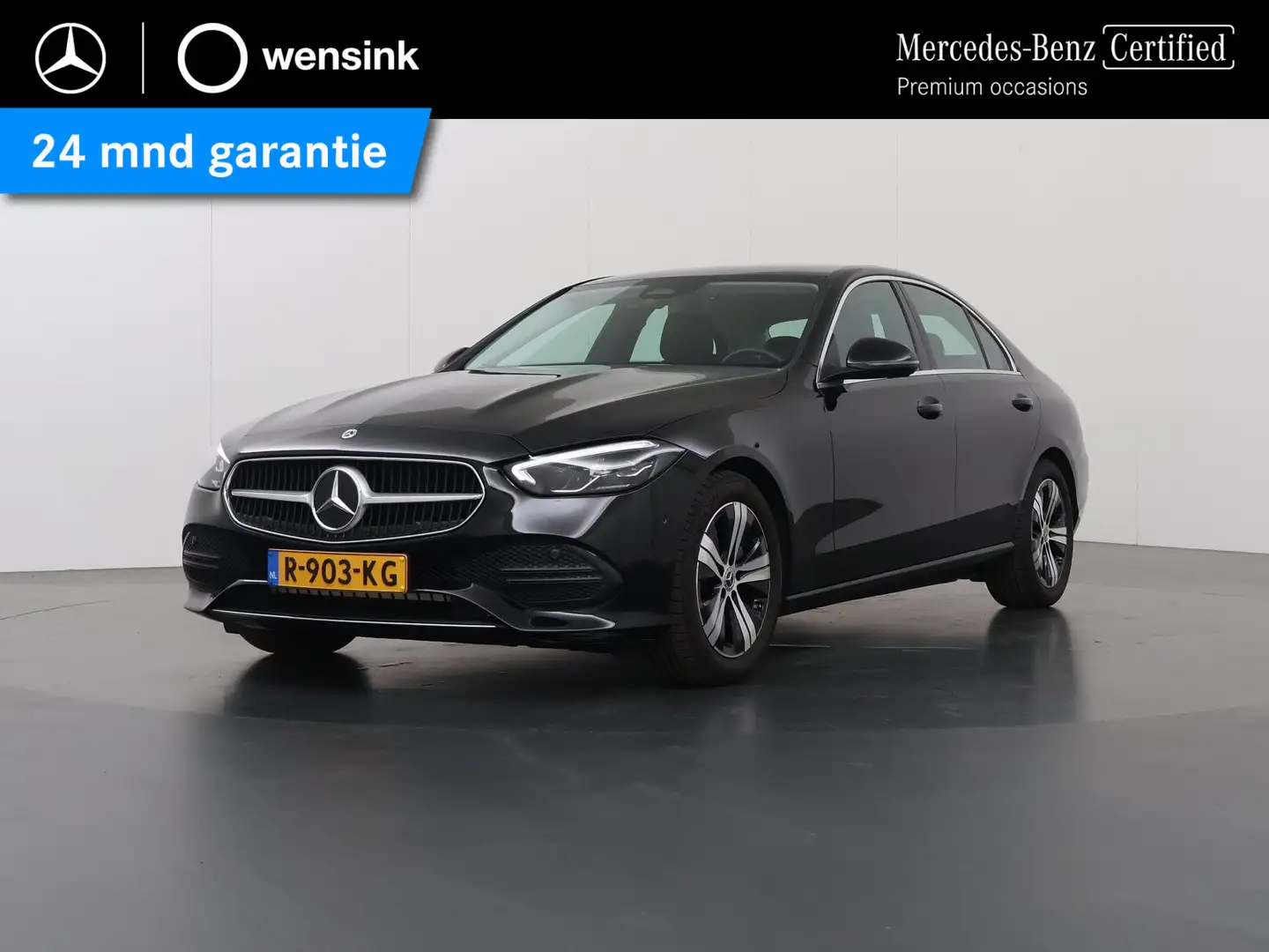 Mercedes-Benz C 180 Luxury Line | Keyless Go | Stoelverwarming | Airco Zwart - 1