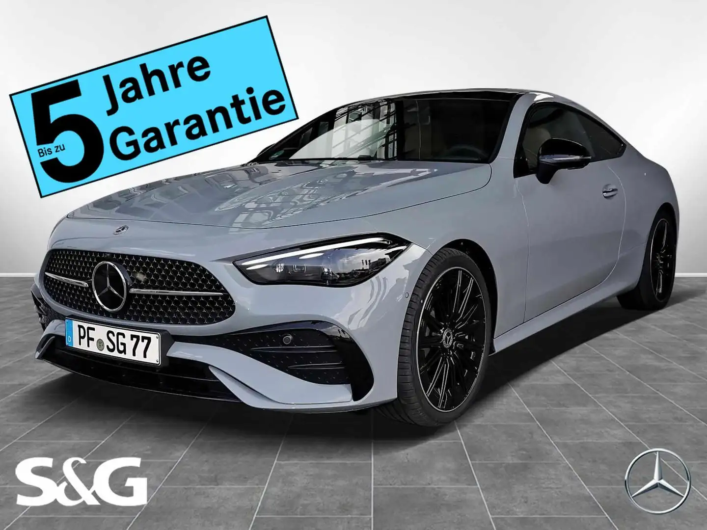 Mercedes-Benz CLE 450 4M AMG 360°+DIG-LED+Pano+Distr+Standhz. Gris - 1
