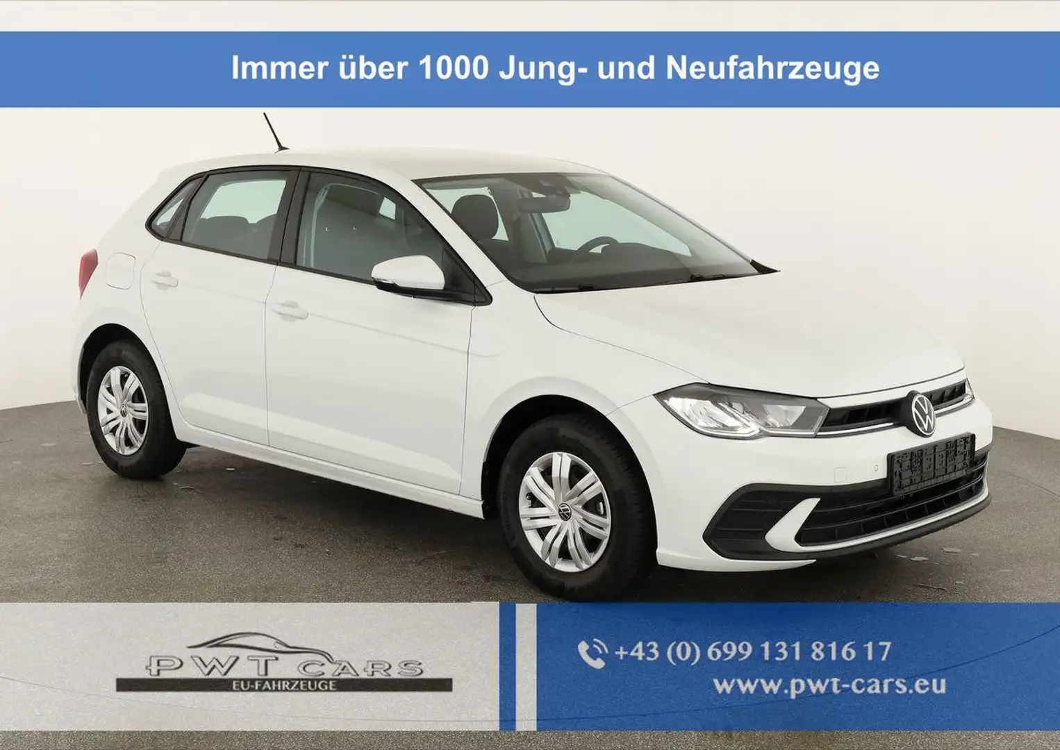 Volkswagen Polo Basis 1.0 MPI Life, Park, Winterpaket, App-Conn... Weiß - 1