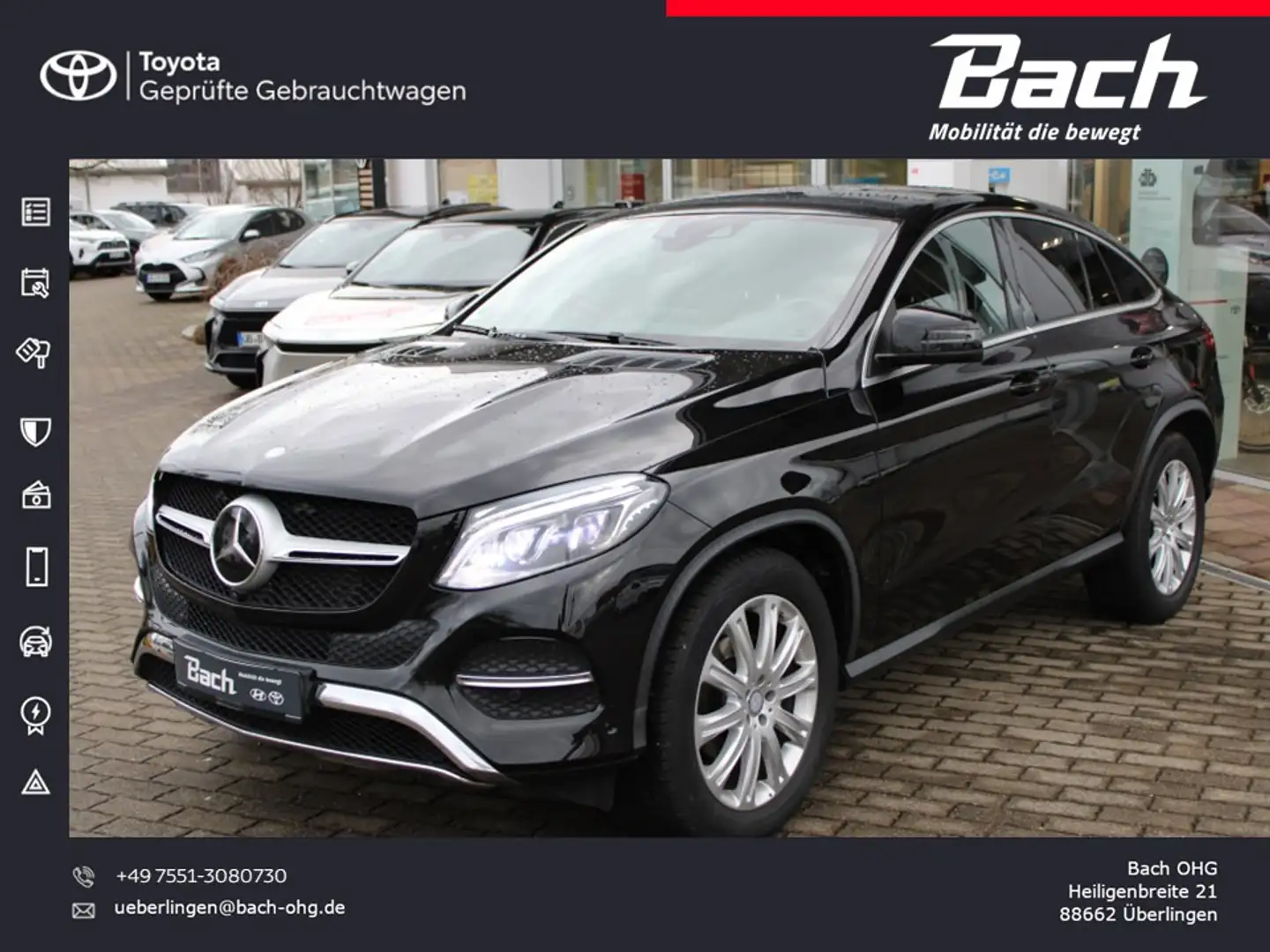 Mercedes-Benz GLE 350 d Coupe 4Matic Negro - 1