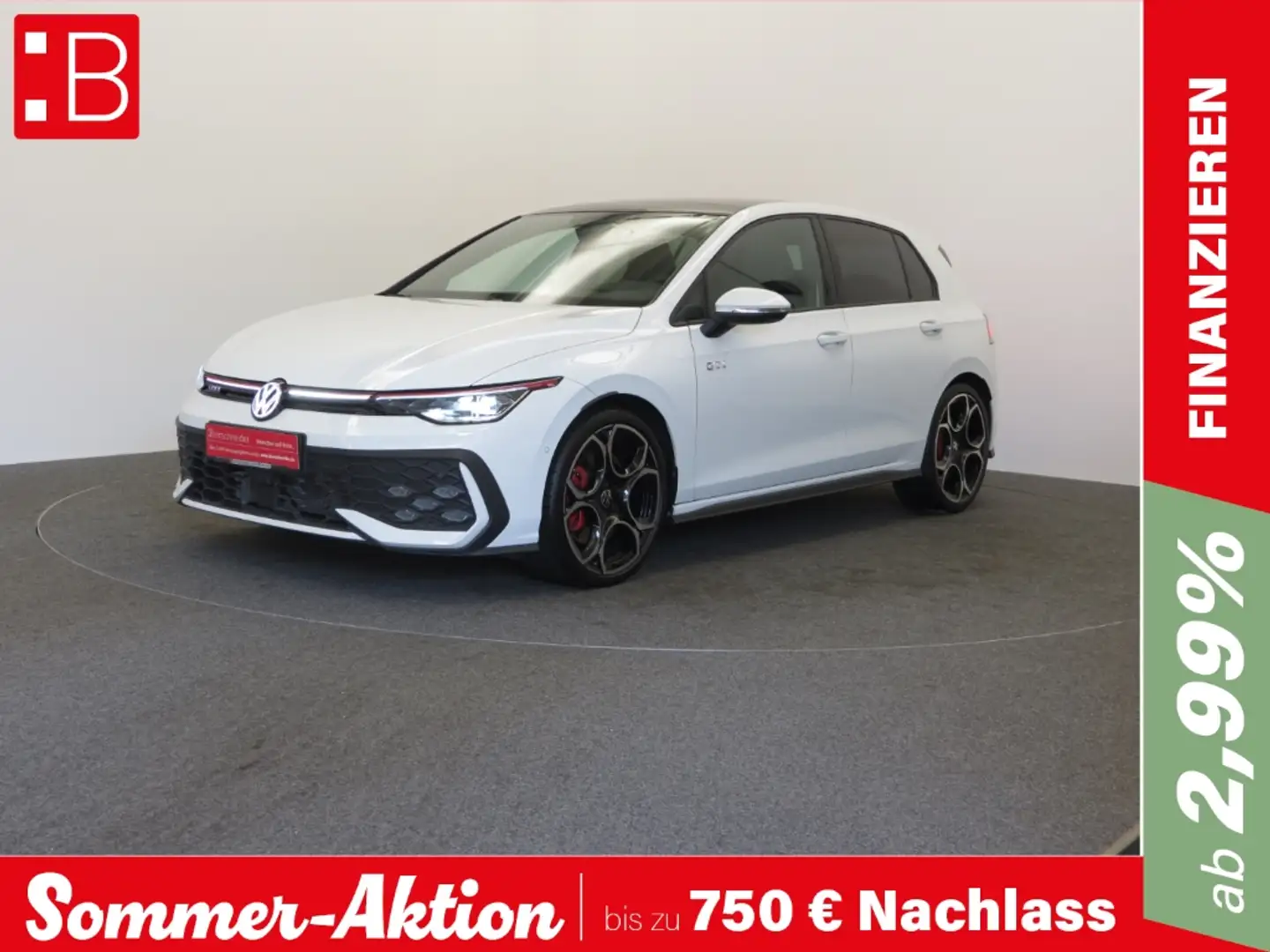 Volkswagen Golf GTI 8 2.0 TSI DSG ALU 19 PANO HEAD-UP NAVI PDC ACC DAB Weiß - 1