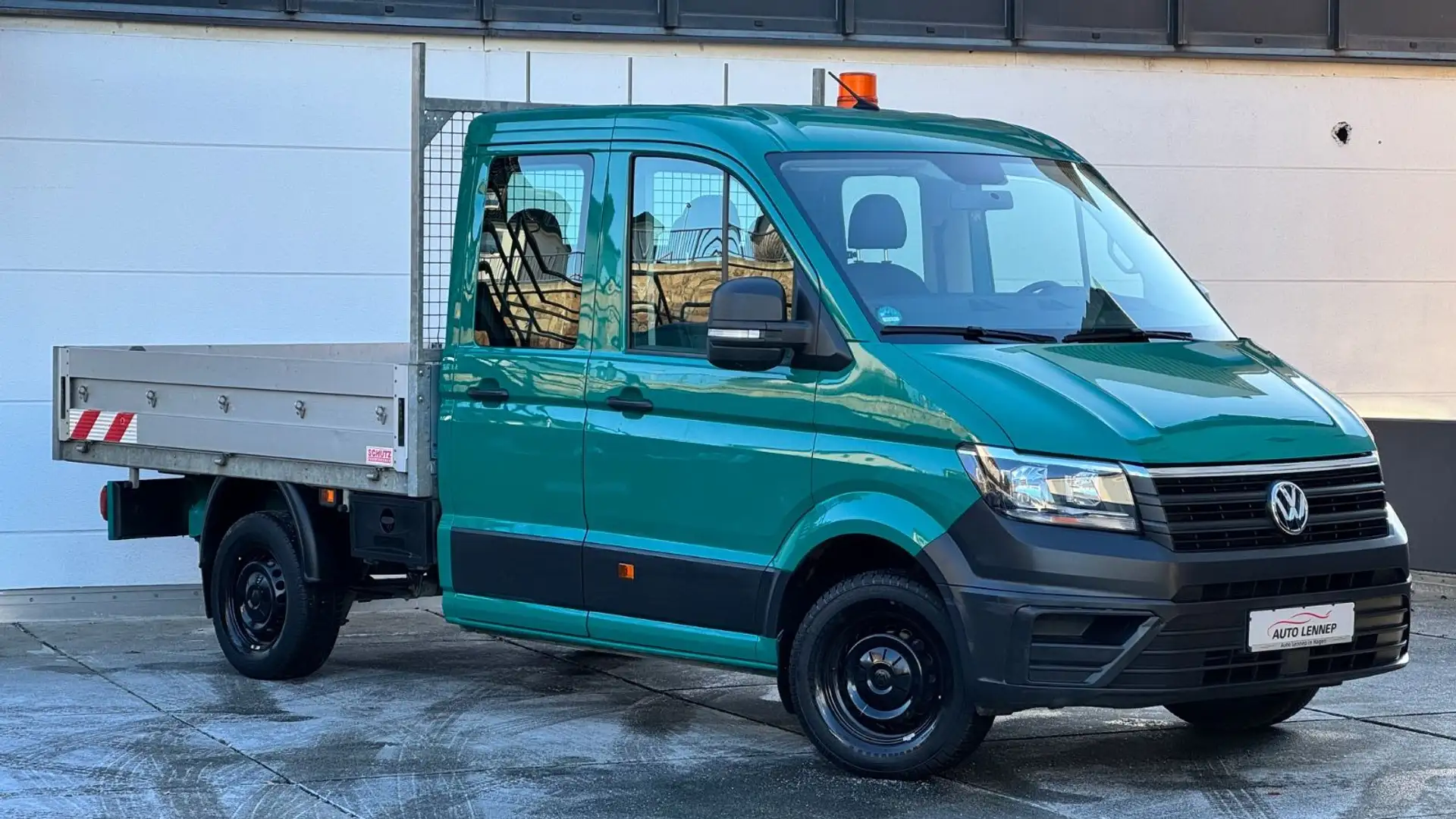 Volkswagen Crafter 35*Pritsche*DOKA*Mittellang*6-Sitz*AHK* Grün - 1