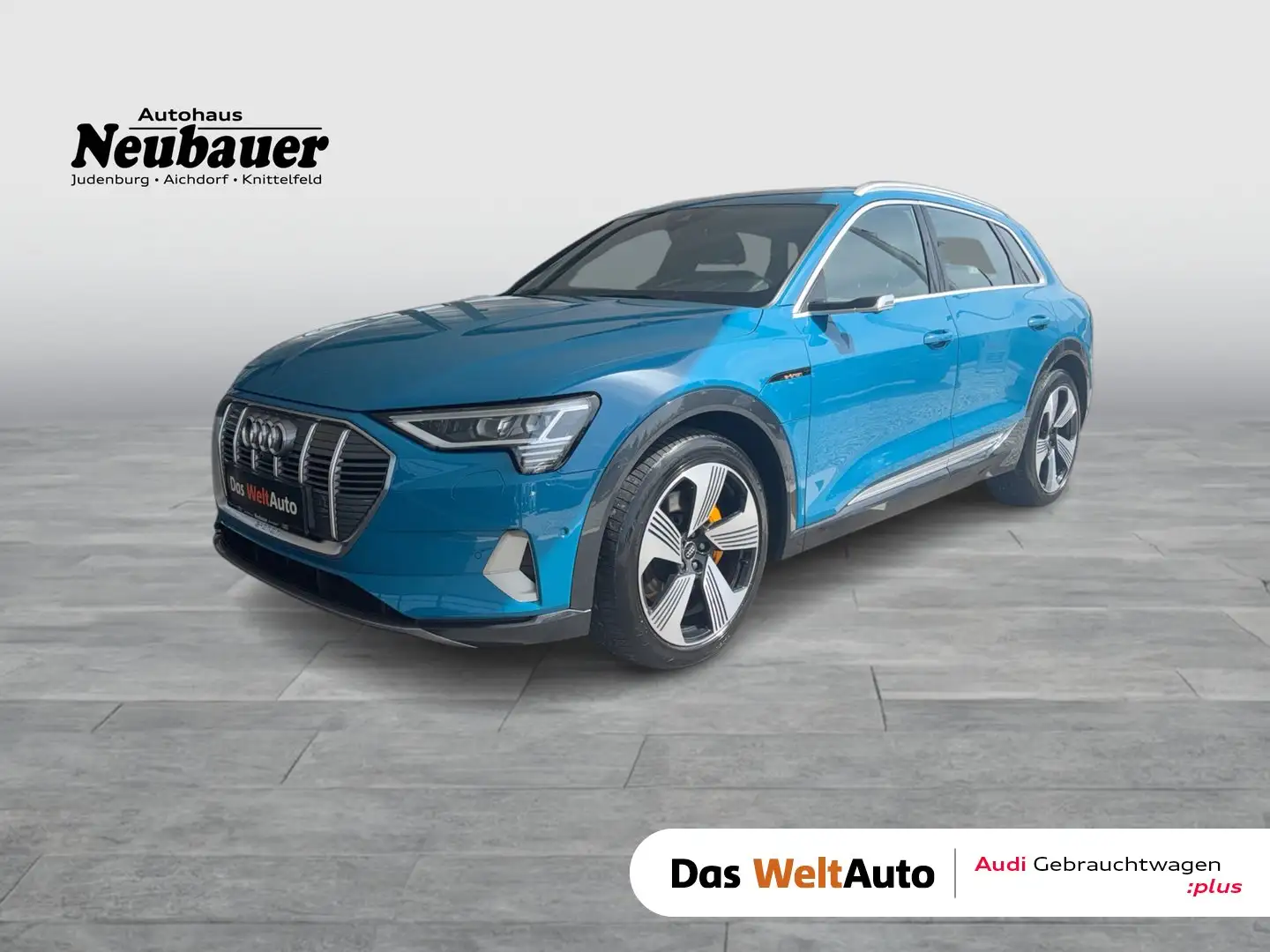 Audi e-tron 55 quattro advanced Blau - 1