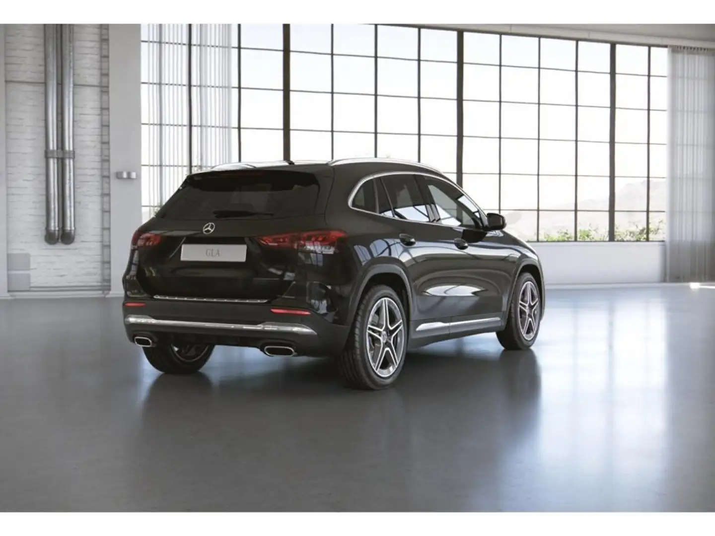 Mercedes-Benz GLA 250 4M AMG-Sport/LED/Cam/Pano/Totw/Ambiente Zwart - 2
