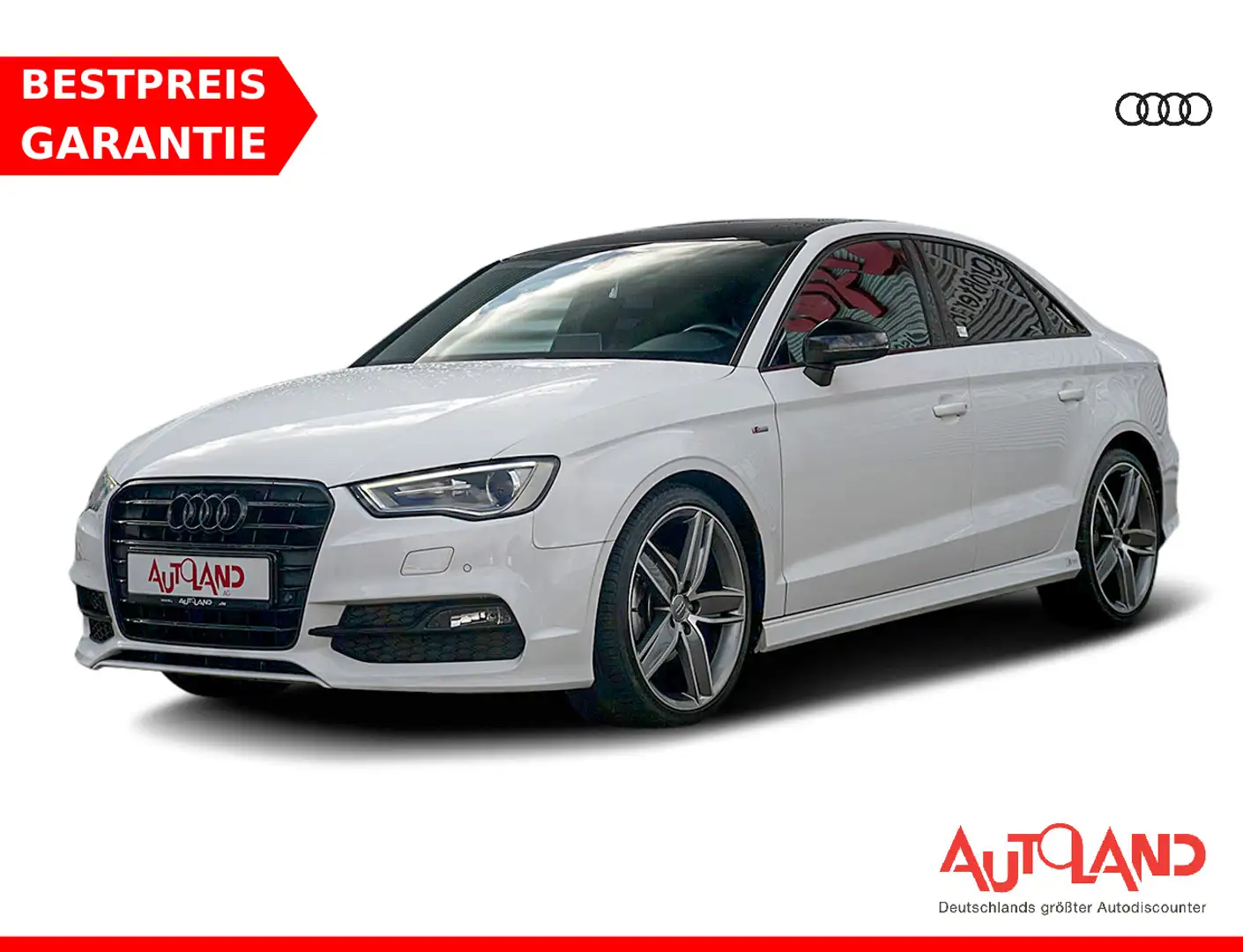 Audi A3 Limousine 1.4 TFSI S line Bi-Xenon Panorama Blanc - 1