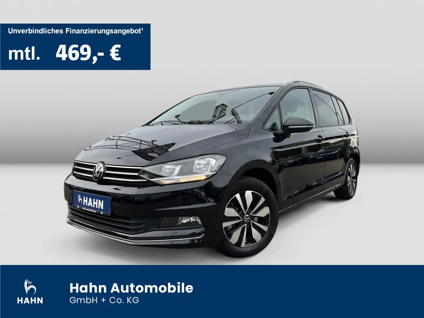 Volkswagen Touran 1.5TSI DSG Move 7-Sitze ACC AHK Cam Navi Schwarz - 1