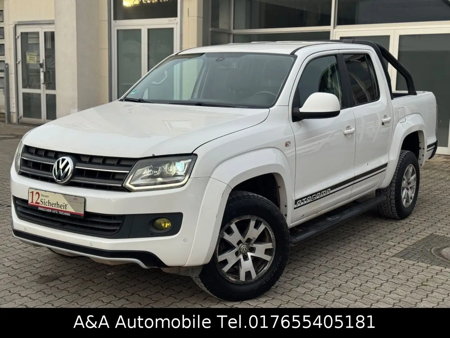 Volkswagen Amarok Atacama DoubleCab 4Motion 1.Hand Weiß - 1