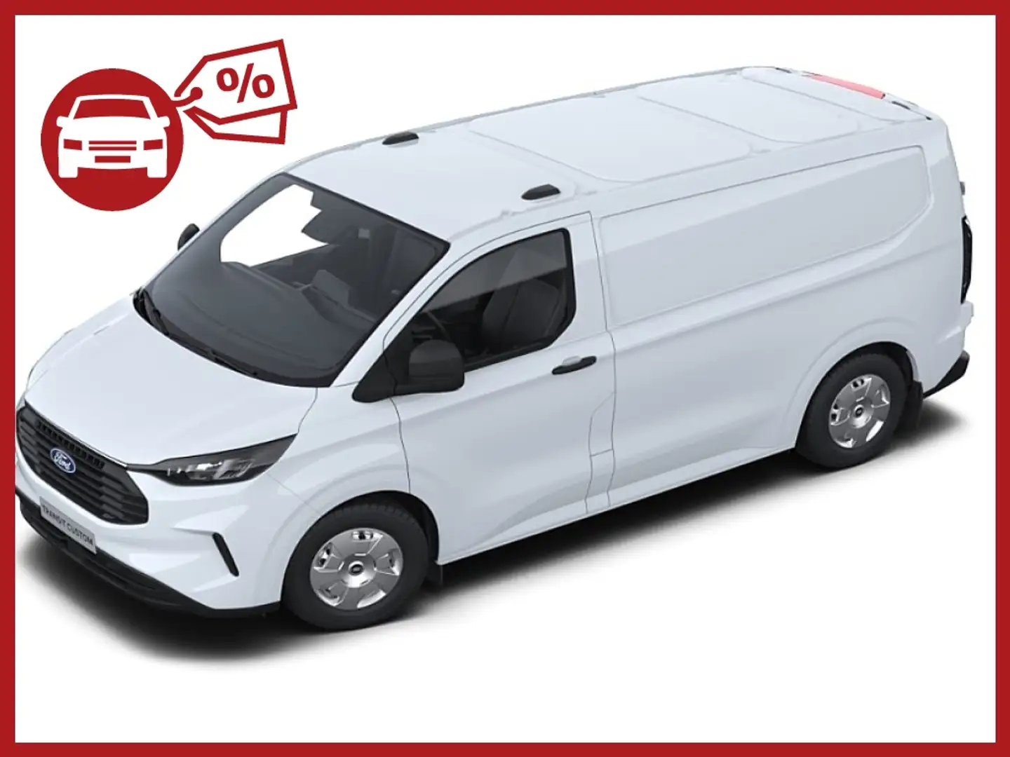 Ford Transit Custom Kasten 2,5 PHEV L1H1 320 Trend Aut.| FORD STAHL... Biały - 1